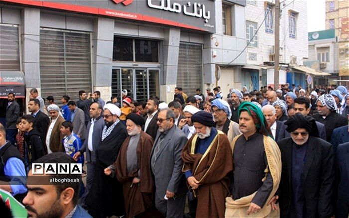 پیام قدردانی امام جمعه شادگان ، نماینده مردم شادگان در مجلس شورای اسلامی و فرماندار شادگان از حضور پرشور مردم در راهپیمایی 22 بهمن