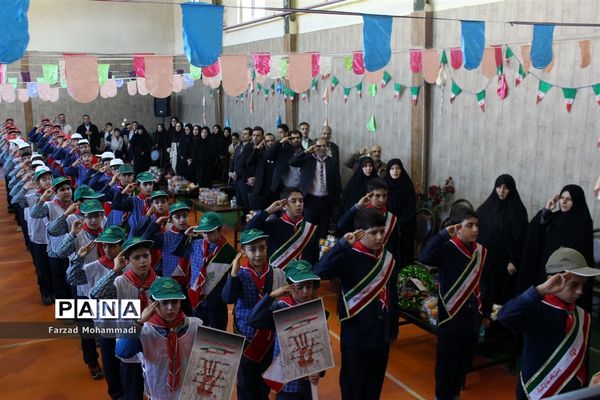 برگزاری مانور تشکیلاتی یاوران انقلاب در چهاردانگه