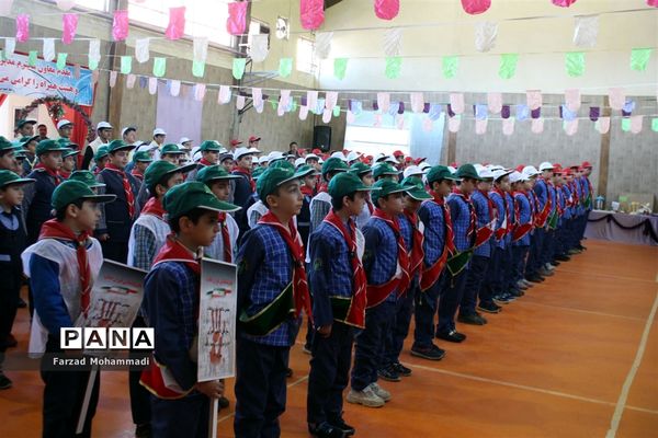برگزاری مانور تشکیلاتی یاوران انقلاب در چهاردانگه