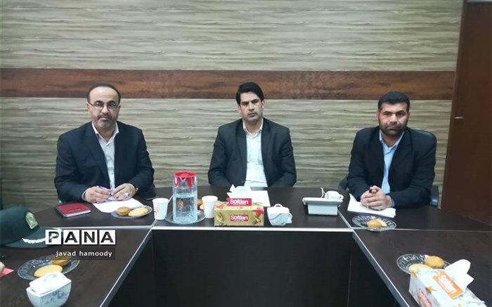 نشست شورای آموزش وپرورش شهرستان حمیدیه باحضورسرپرست فرمانداری
