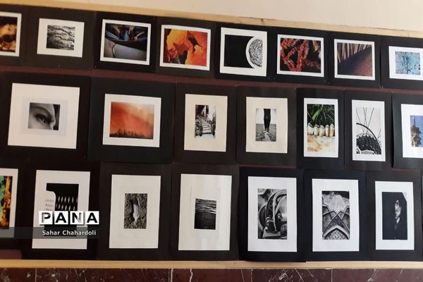 برگزاری نمایشگاه هنرهای تجسمی و گرافیک در هنرستان تهذیب همدان