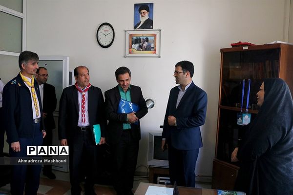 نظارت و بازدید معاون سازمان دانش‌آموزی کشور و هیئت همراه از ساختمان اداری سازمان دانش‌آموزی استان آذربایجان‌شرقی