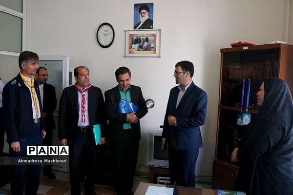 نظارت و بازدید معاون سازمان دانش‌آموزی کشور و هیئت همراه از ساختمان اداری سازمان دانش‌آموزی استان آذربایجان‌شرقی