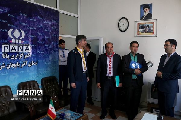 نظارت و بازدید معاون سازمان دانش‌آموزی کشور و هیئت همراه از ساختمان اداری سازمان دانش‌آموزی استان آذربایجان‌شرقی