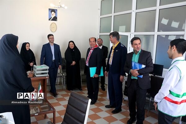 نظارت و بازدید معاون سازمان دانش‌آموزی کشور و هیئت همراه از ساختمان اداری سازمان دانش‌آموزی استان آذربایجان‌شرقی