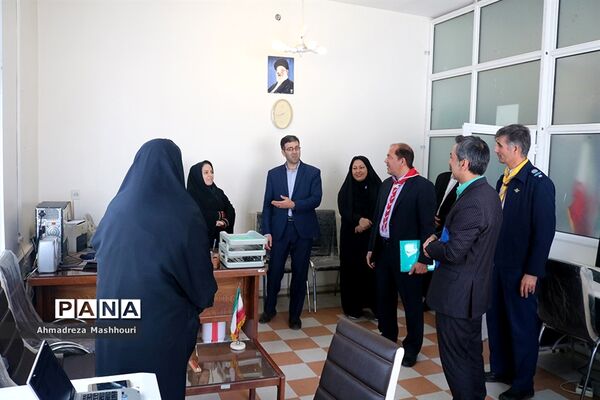 نظارت و بازدید معاون سازمان دانش‌آموزی کشور و هیئت همراه از ساختمان اداری سازمان دانش‌آموزی استان آذربایجان‌شرقی
