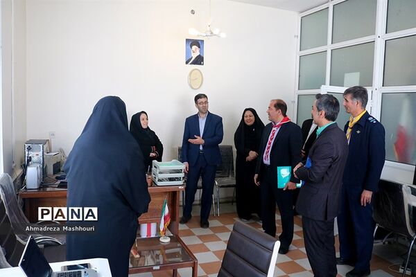 نظارت و بازدید معاون سازمان دانش‌آموزی کشور و هیئت همراه از ساختمان اداری سازمان دانش‌آموزی استان آذربایجان‌شرقی
