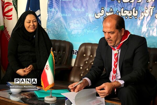 نظارت و بازدید معاون سازمان دانش‌آموزی کشور و هیئت همراه از ساختمان اداری سازمان دانش‌آموزی استان آذربایجان‌شرقی