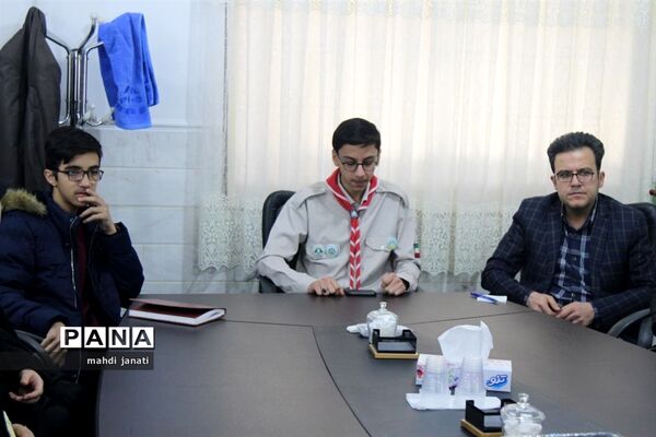 دیدار صمیمی مجامع سازمان دانش‌آموزی استان قم با مدیرکل آموزش و پرورش