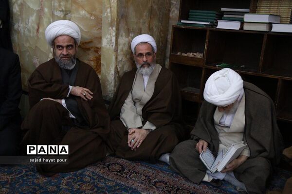 برگزاری مراسم سوگواری حضرت آیت الله مؤمن در مسجد اعظم قم
