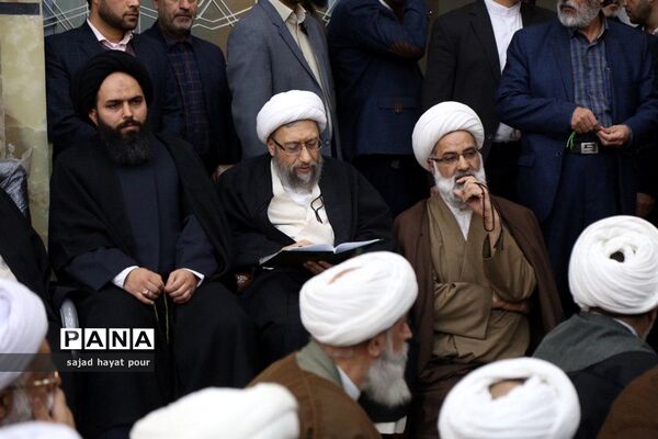 برگزاری مراسم سوگواری حضرت آیت الله مؤمن در مسجد اعظم قم