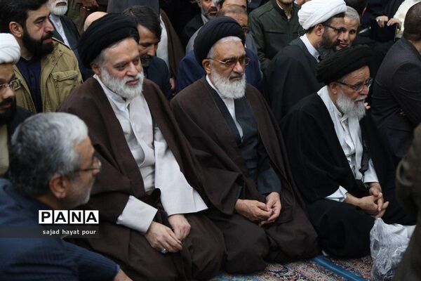 برگزاری مراسم سوگواری حضرت آیت الله مؤمن در مسجد اعظم قم
