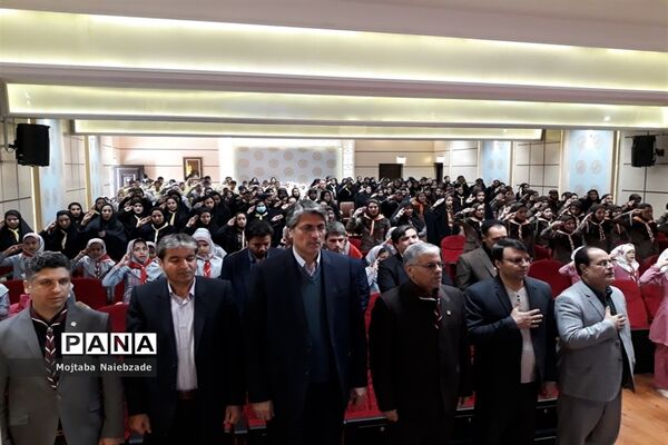 همایش پیشتازان در آموزشگاه تمام تشکیلاتی شهید عین آبادی شهرستان فیروزه