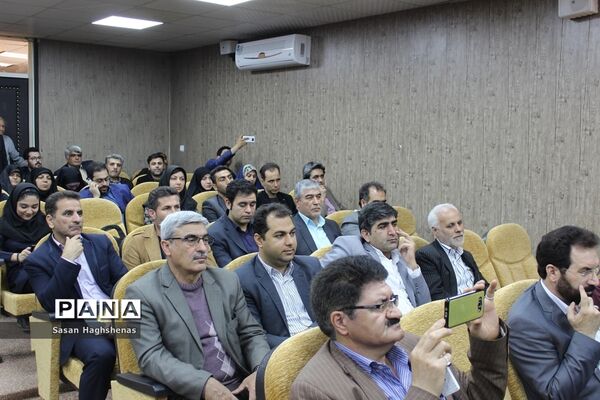 مراسم تکریم و معارفه بخشدار احمدآباد مستوفی