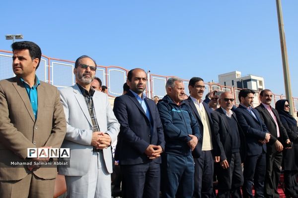 همایش دانش آموزی ۳۰۰۰نفری همیاران ورزش در ناحیه یک اهواز