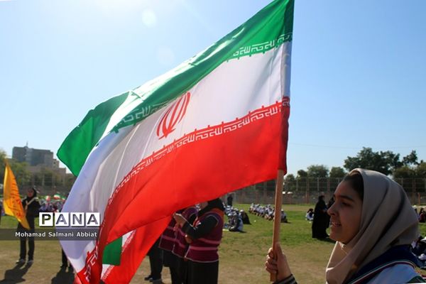 مانور  مشترک 2000نفری یاوران انقلاب نواحی یک و سه اهواز، کارون و باوی