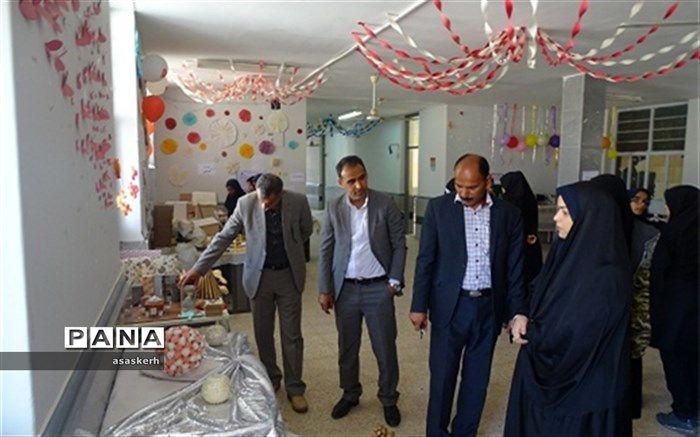 جشنواره دست سازه های هنرجویان هنرستان های شهرستان شادگان برگزار شد