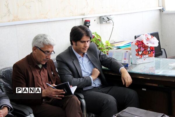 بازدیدآموزشی  مدیران ابتدایی مدارس هیات امنایی شهرستان بویراحمد ازدبستان پسرانه هادی -  استان یزد