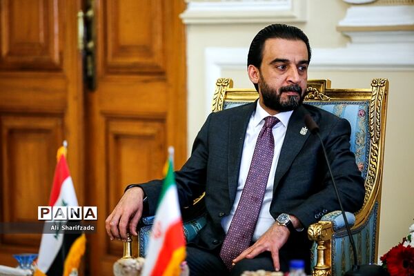 دیدار علی لاریجانی با رئیس مجلس عراق