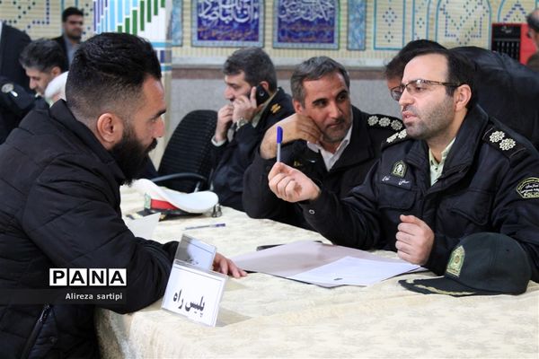 ملاقات مردمی فرمانده انتظامی غرب استان تهران در شهرقدس