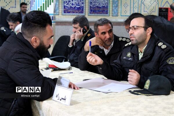 ملاقات مردمی فرمانده انتظامی غرب استان تهران در شهرقدس