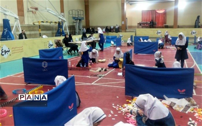 حضور دانش آموزان دبستان سرای دانش نو در المپیاد دانش آموزی نبوغ