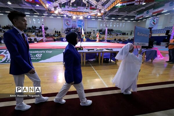 افتاحیه سومین دوره مسابقات جام ریاست فدراسیون جهانی تکواندو  در جزیره کیش