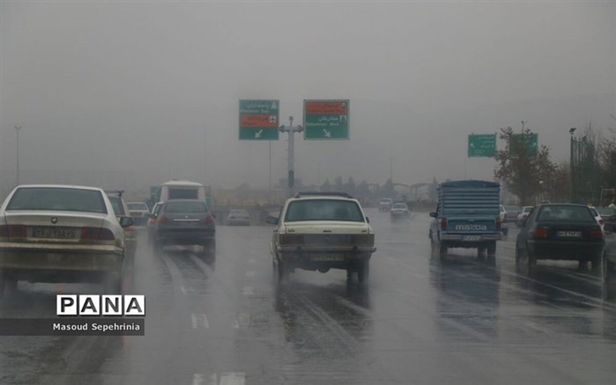 بارش برف و باران در ۱۲ استان