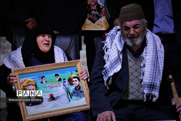 وداع با پیکر شهید مدافع حرم حمید محمدرضایی