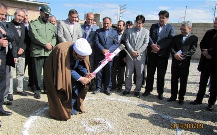 کلنگ زنی دو پروژه مدرسه سازی روستایی در ملکان