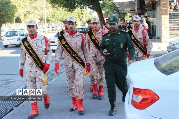تشییع پیکر سه شهید گمنام در بوشهر-1