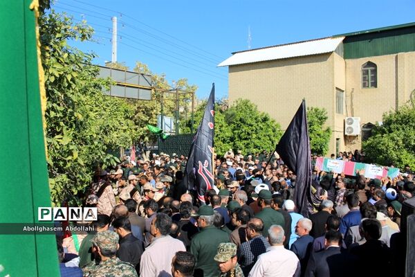 تشییع پیکر سه شهید گمنام در بوشهر-2