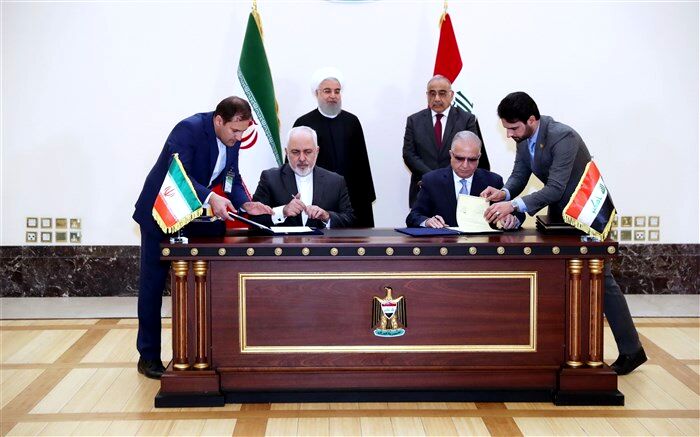 امضای ۵ سند همکاری مشترک میان ایران و عراق