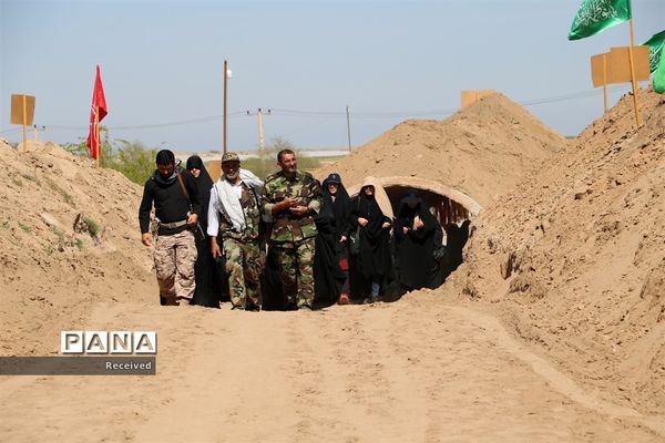 زائران راهیان‌نور در اردوگاه شهید شیرسوار هفت‌تپه