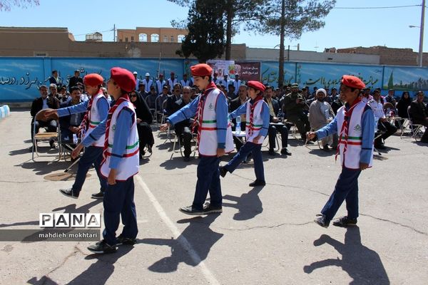 برگزاری مانور چهارشنبه‌سوری در مدارس استان یزد