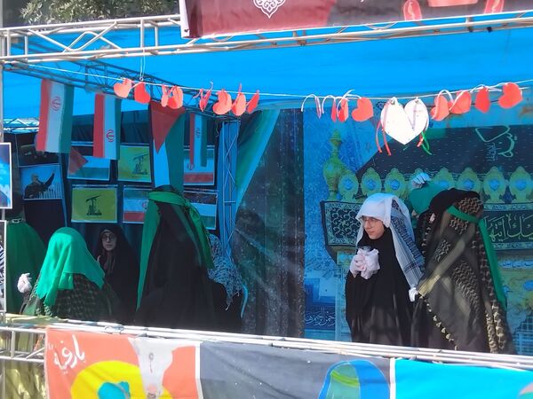 پیاده‌روی جاماندگان اربعین حسینی از مصلی تا میدان شهدای کرج
