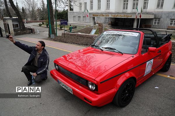 نمایش ماشین‌های تاریخی در کاخ سعد آباد