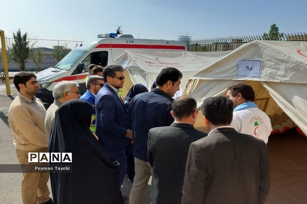 اجرای مانور آمادگی و پیشگیری از حوادث چهارشنبه آخر سال