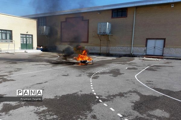 اجرای مانور آمادگی و پیشگیری از حوادث چهارشنبه آخر سال