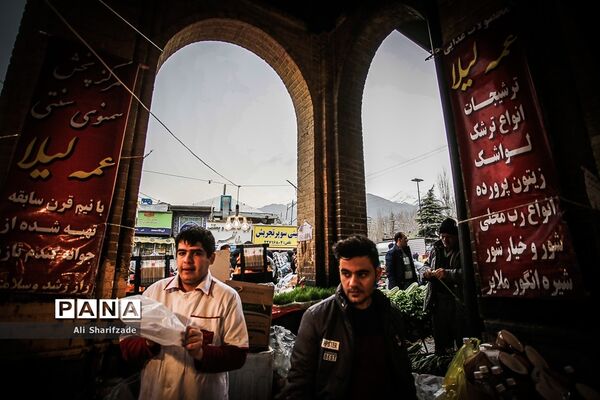 حال و هوای میدان تجریش در آستانه سال نو