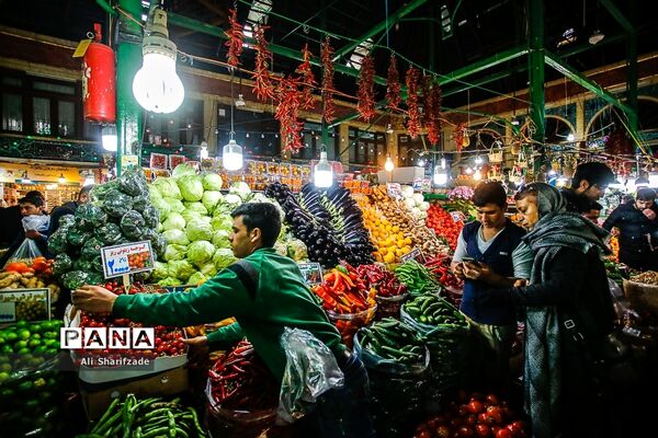 حال و هوای میدان تجریش در آستانه سال نو