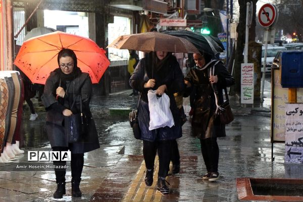 بارش تگرگ در ارومیه