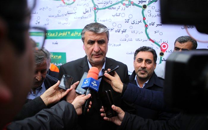 جاده چهارخطه هراز تا سال 99 تکمیل می‌شود