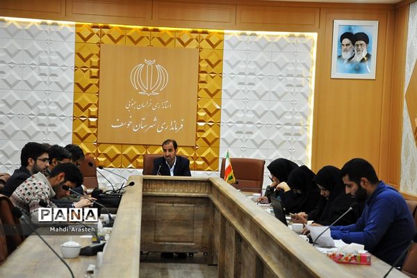 نشست فرماندار شهرستان خوسف با اصحاب رسانه