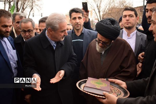 آیین افتتاح پیاده راه ارک تبریز