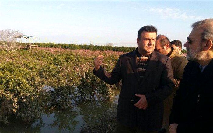 لاریجانی از مناطق سیل زده مازندران بازدید کرد