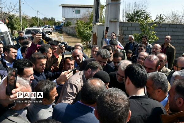 بازدید رئیس مجلس از مناطق سیل‌زده بابلسر