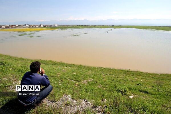 مناطق سیل‌زده آق‌قلا و روستاهای اطراف