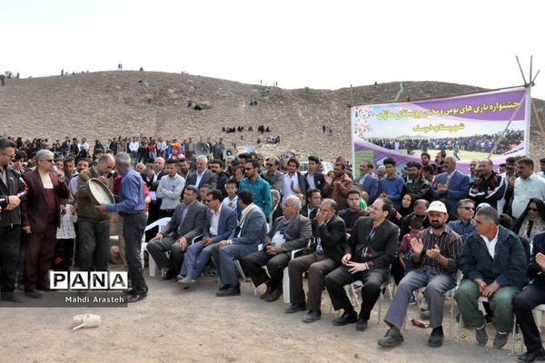 جشنواره بازی‌های بومی و محلی روستای ماژان شهرستان خوسف