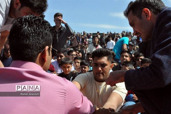 جشنواره بازی‌های بومی و محلی روستای ماژان شهرستان خوسف